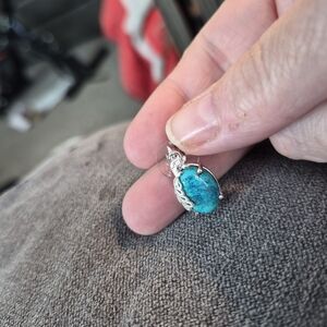 Turquoise Silver Pendant